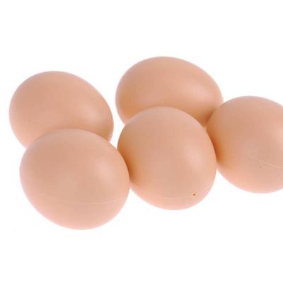 5 pezzi di pollo che depone uova di covata finte in plastica per galline di pollame per galline da cova