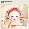 Wall Hanging Felt Glasses Hair Clip Holder Cartoon Space Saving Kawaii Sunglass Shelf For Bathroom