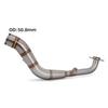 Motorcycle Exhaust Pipe Compatible With AEROX155 For NVX155 Motorcycle Exhaust Pipe Slip-on Motorcycle Exhaust