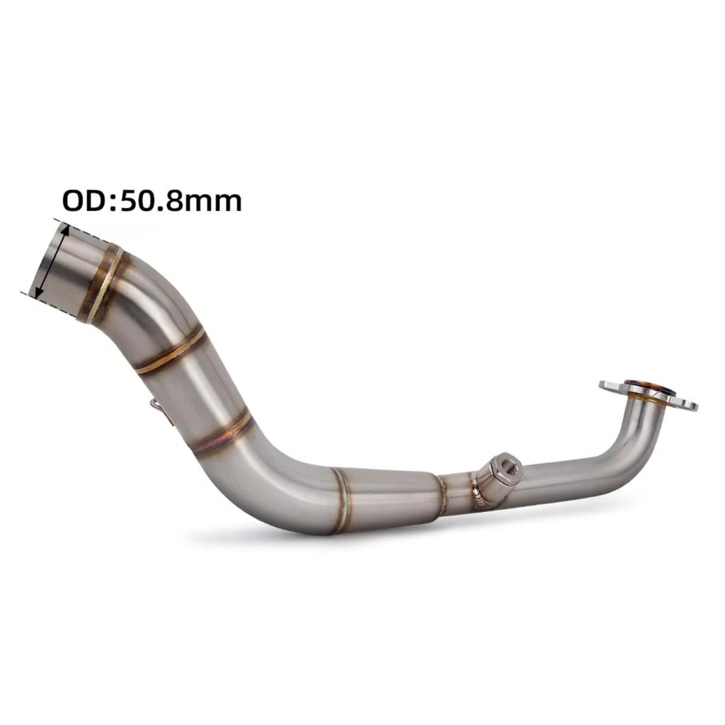 Motorcycle Exhaust Pipe Compatible With AEROX155 For NVX155 Motorcycle Exhaust Pipe Slip-on Motorcycle Exhaust