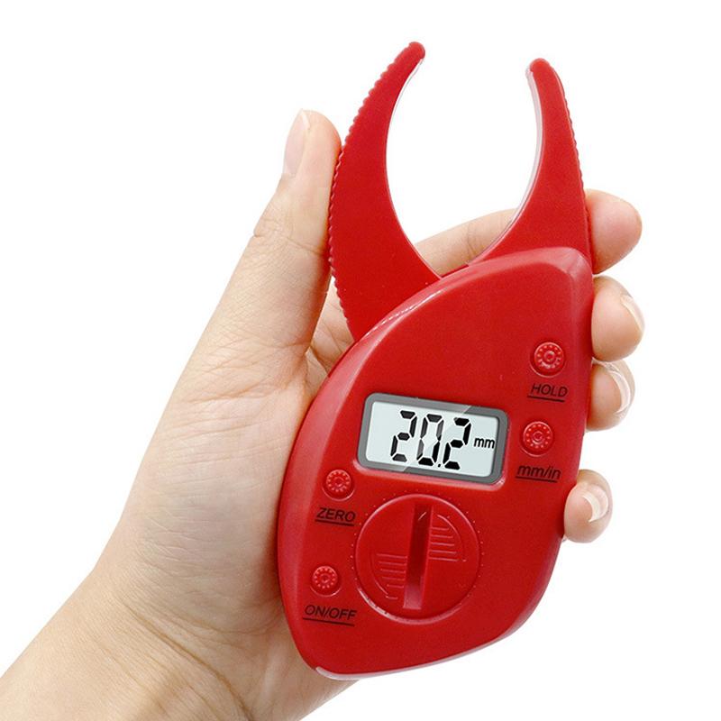 Skin Fat Caliper Portable Lightweight Comfortable Grip Accurate Measurement Digital Fat Caliper