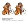 1/2Pcs Keychain Pendant Plush Monkey Charm Key Chain Keys Backpack Purse Car Bag Decoration Mini Accessory