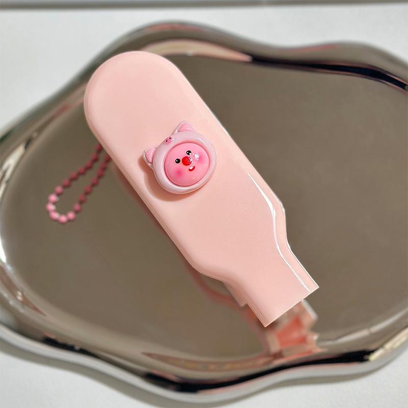 

Милый мультяшный розовый петлевой складной гребень парикмахерская расческа антистатическая щетка для волос портативные расчески для девочек женские инструменты для укладки волос