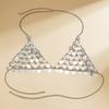 Sexy Bikini Accessories Tassel Chest Chain Body Chain Handmade Star Sequin Hot Girl Chest Ornament