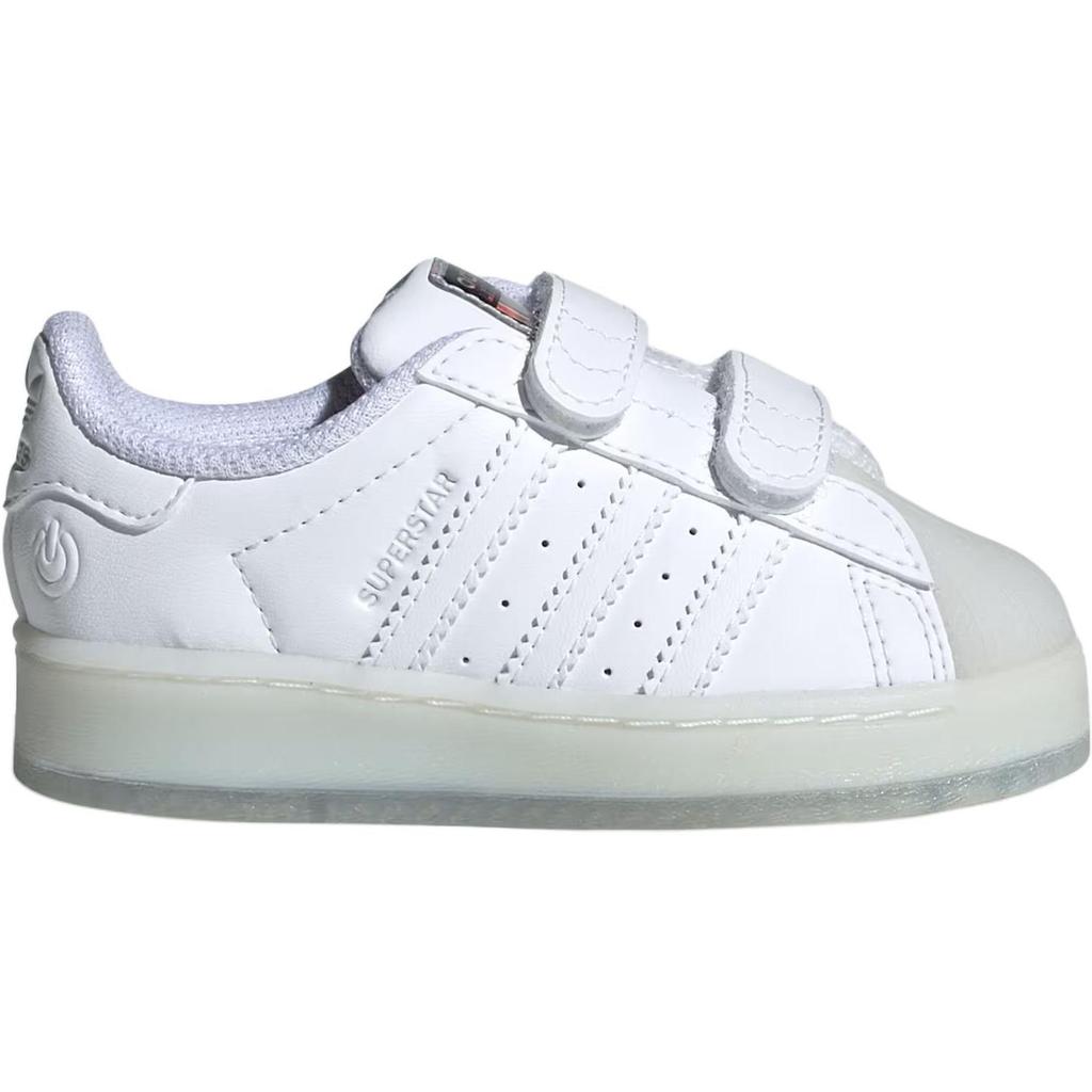 adidas Superstar CF I LED-Lichter-Pack - Weiß Klare Sohle Baby-Sneaker Wolkenweiß Kernschwarz IH8007