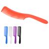 Comb Hair Plastic Curved Detangling Haircutting Combs Fine Teeth for Salon Household Barber