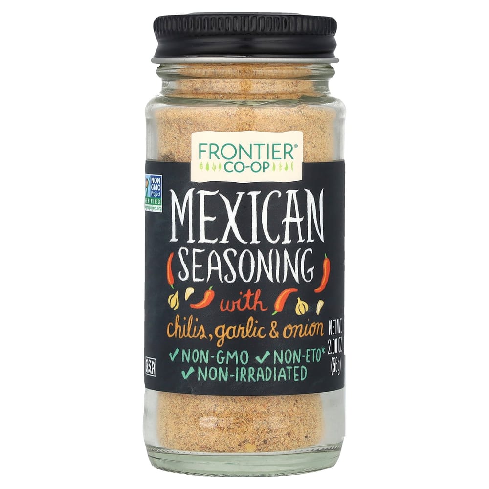 Frontier Natural Products Mexican Seasoning Blend with Chili, Garlic, and Onion, 56g