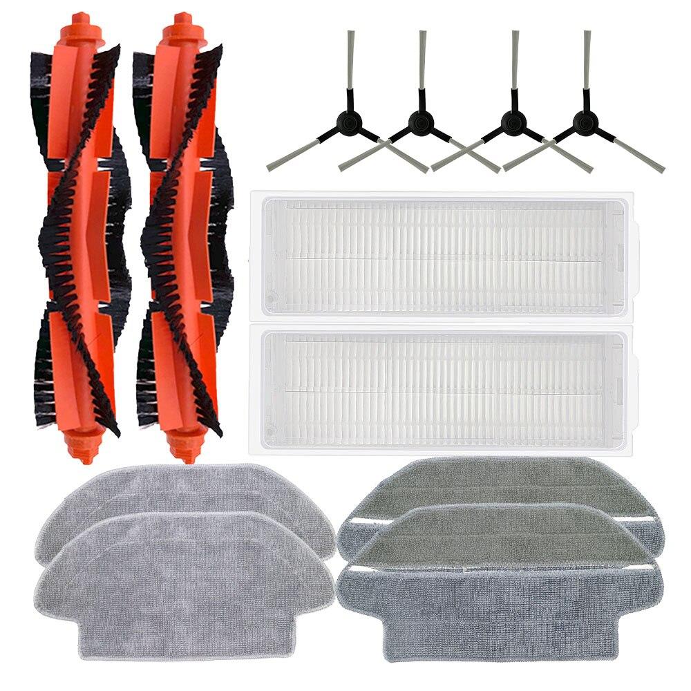 Main Brush HEPA Filter Side Brush Mop Cloth for Xiaomi Robot Vacuum Cleaner STYJ02YM Conga 3490 Viomi V2 PRO Filter V-RVCLM21B