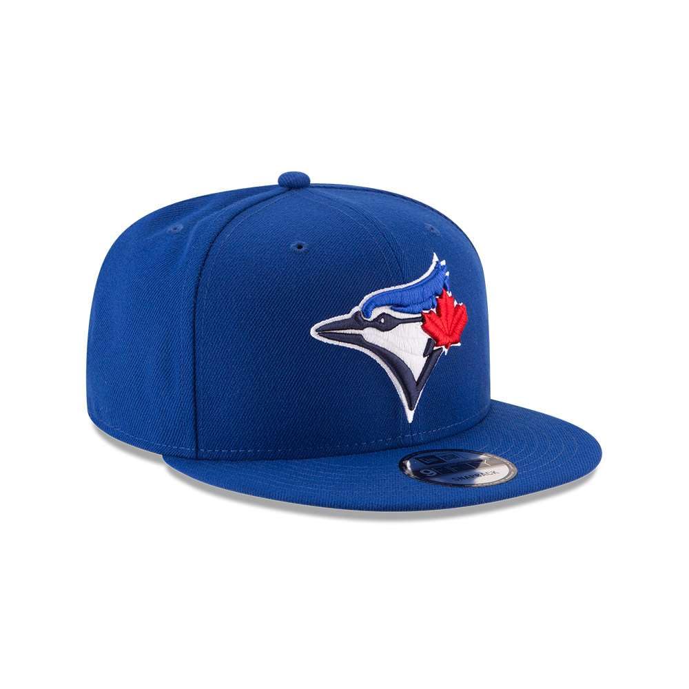New Era Toronto Blue Jays Basic Logo MLB Snapback Cap (One Size) -
