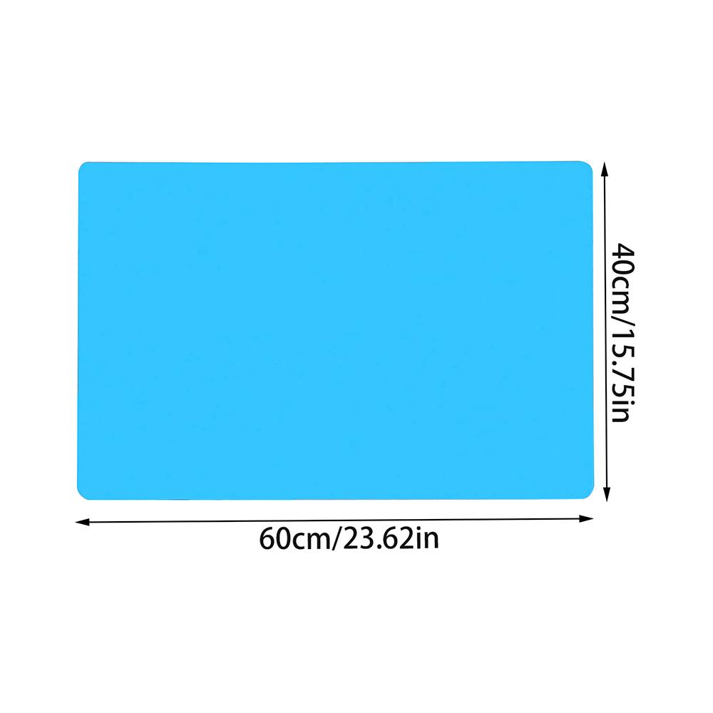Table Protector Silicone Placemat 40x60cm Kids DIY Crafts Table Mat Heat Resistant Waterproof Non Slip Kitchen Counter Protector