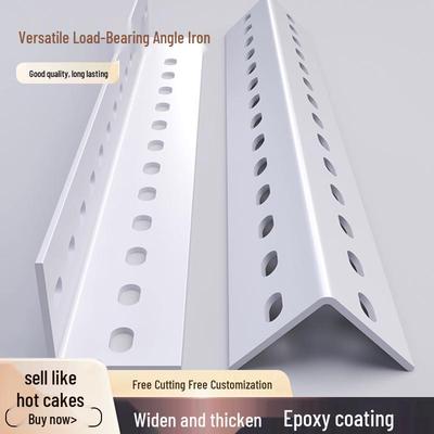 Angle Iron Bracket Rack – Modular DIY Clothes & Materials Storage for Home/Warehouse