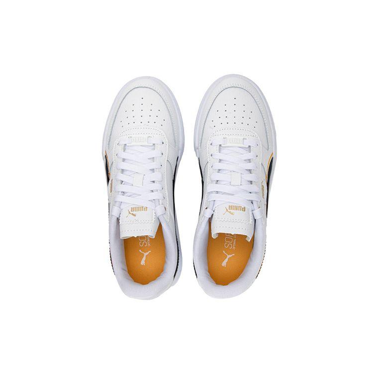 Puma Caven Dime FC Białe Czarne Złote Sneakersy Unisex Team-Gold Tangerine 386380-01
