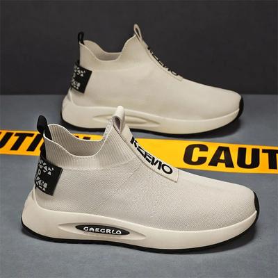 Mode Mode Herrnät Casual Skor Andningsbara Mjuka Herr Sportskor Slip-on Herr Plattform Sneakers Nya Herr Loafers Chaussure Hommes