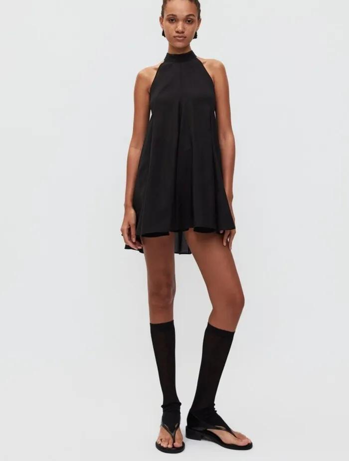 OPEN-TOE KNEE SOCKS (S26AC12021BK)