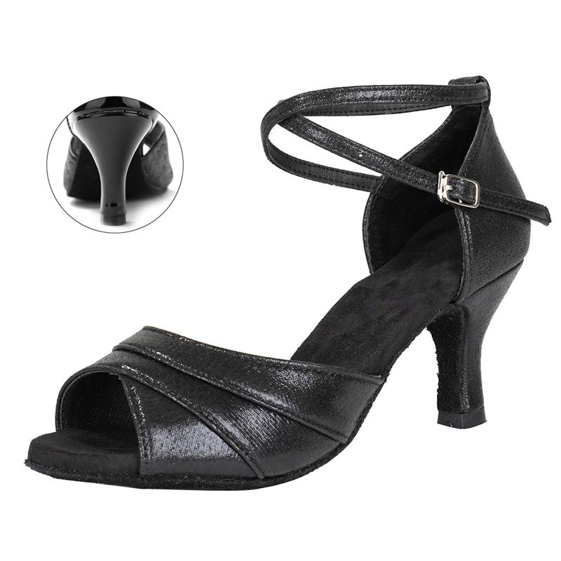 Boty na latinskoamerické tance pro dospělé ženy střední podpatek měkká podrážka sálové taneční boty pro dámy výkonnostní boty