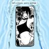 Reze Cool Japan Anime Girl Pattern Phone Case For Samsung Galaxy S25 S24 S23 S22 S21 S20 Plus Ultra Note20 Soft Black
