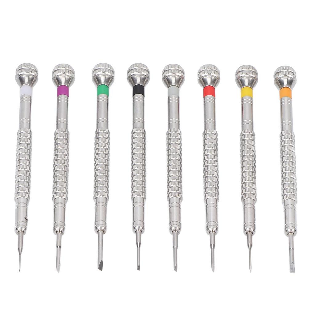 Sada šroubováků na hodinky Různé rozlišitelné barvy Kompaktní Praktické Dlouhotrvající Drobné Opravy