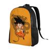 Kid Goku Flying On Nimbus Dragon Ball Backpack  Cute Backpacks Youth Hiking Big High School Bags Design Rucksack