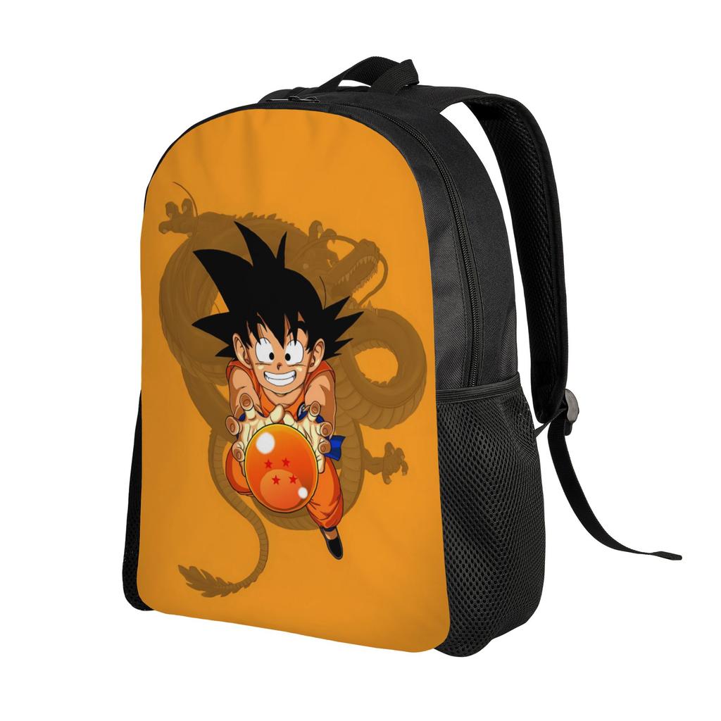 Kid Goku Flying On Nimbus Dragon Ball Backpack Cute Backpacks Youth Hiking Big High School Bags Design Rucksack