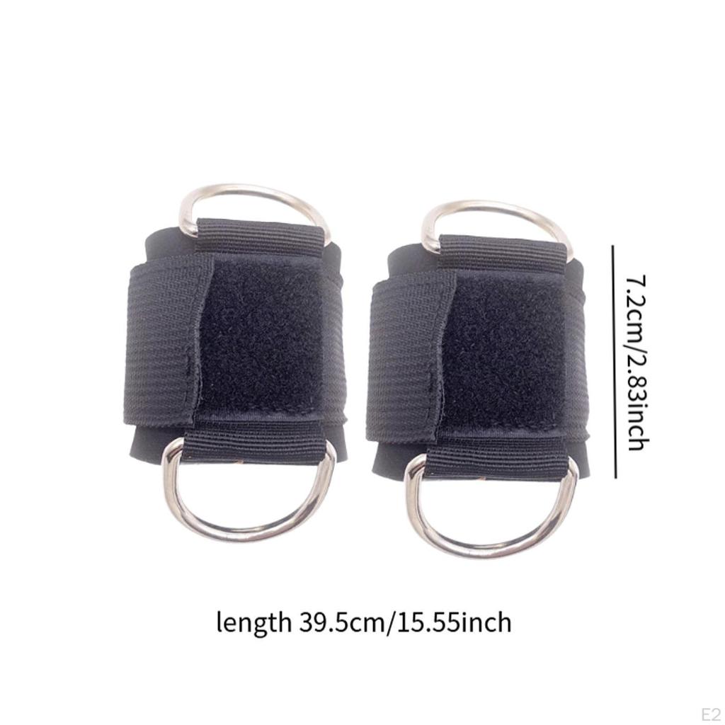 Wrist Cuffs Support Cable Machine Accessories for Men Women Comfortable Adjustable Straps
