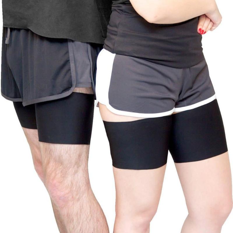 1 Pair Women Compression Thigh Covers Anti-friction Non-slip Durable Fabric for Cycling Climbing Outdoor Sports