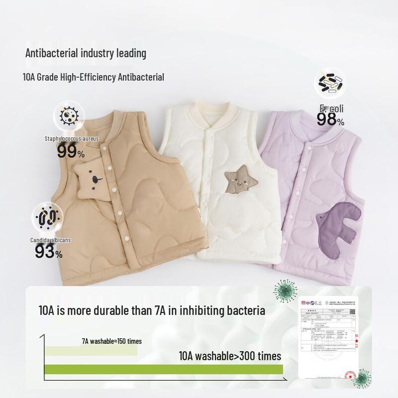 Tong Lian Chu Xin Baby Quilted Winter Vest 80