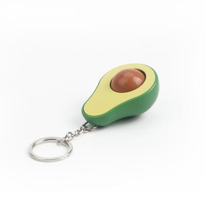 Avocado Ball Stress Relief Perle Schlüsselanhänger Mini Dekompression Spielzeug Finger Handgelenk Neck Massager Spaß Obst Anhänger Lanyard Schlüsselanhänger