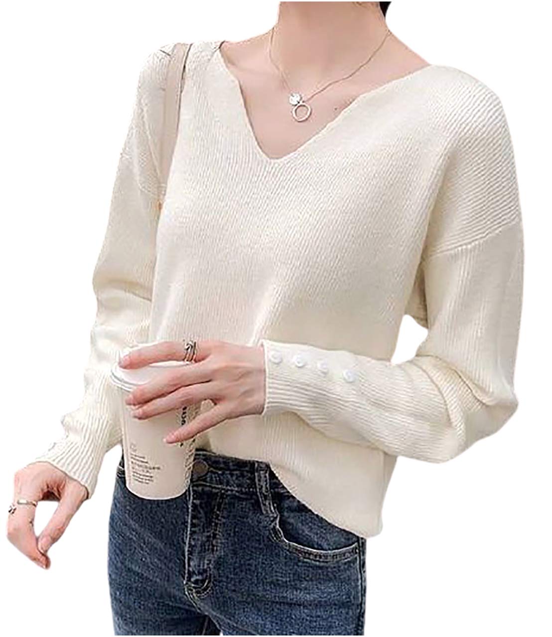

ribbed knit pullover with sleeve This sweater is perfect for winter and It offers a flowing and a comfortable Perfect for and other formal Available белый