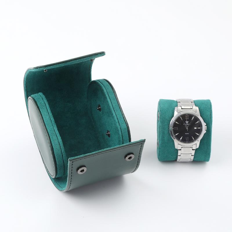 Watch Roll Travel Case 1/3-Slot Portable Vintage Leather Watch Display Case Storage Box Watch Organizers Men Christmas Gift
