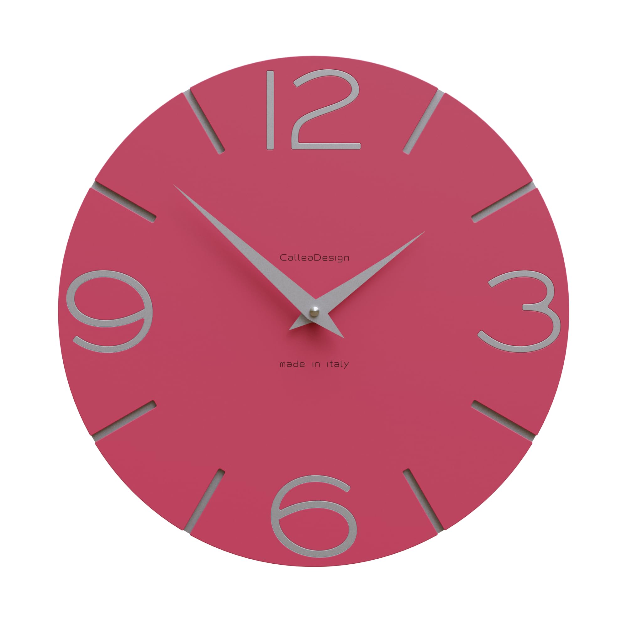 

CalleaDesign SMILE Настенные часы Фуксия Алюминий