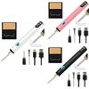 (Nuovo)-Kit Bruciacorda Ricaricabile Per Gioielleria, Strumento Bruciacorda Digitale, Artigianato in Pelle, Cucito, Tessitura e Infilatura