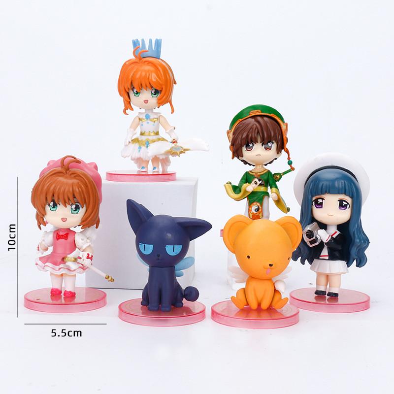

Charming Pvc Cardcaptor Sakura Collectible Cake Decoration Figures With Designs Six