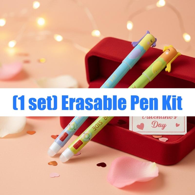 Valentine's Day Gel Pen Erasable Gel Pen for Journaling Drawing And Note Taking Student Classroom Exchange Gift