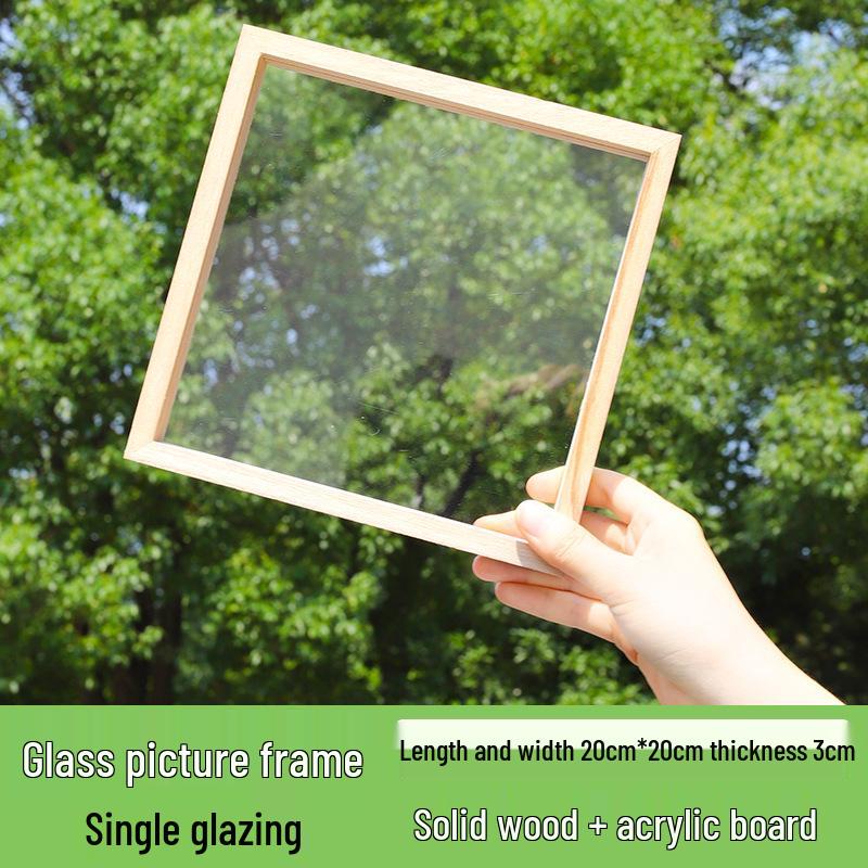Children's Wood & Acrylic Picture Frame for DIY Painting & Art Projects