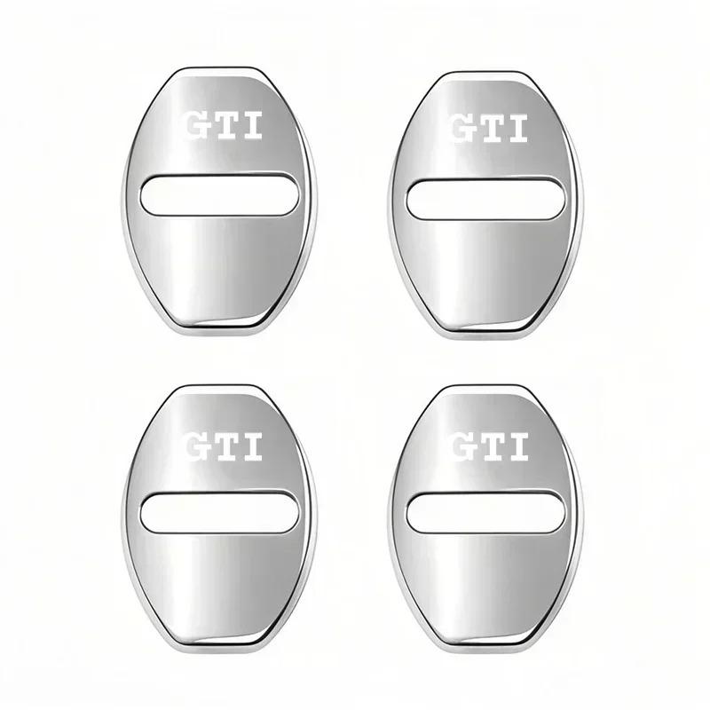 Zinc Alloy Car Door Lock Buckle Cover Protective Covers For VW GTI Polo Golf Passat Scirocco Tiguan Jetta T-ROC Touareg Taigo CC