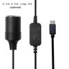 USB Male 5V To 12V Car Cigarette Lighter Socket Female Step Up Cable Inverter Converter for Driving Recorder GPS E-Dog