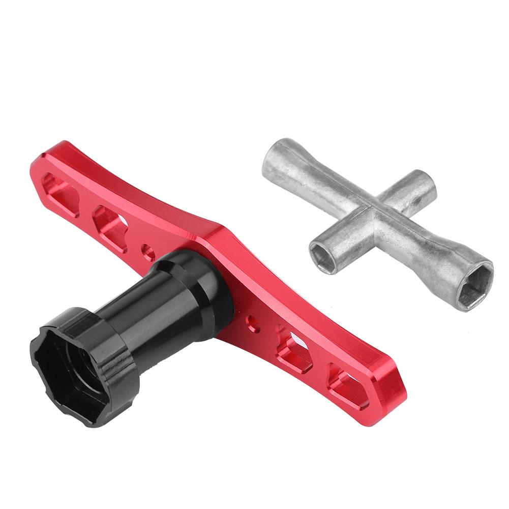 17mm Wheel Nut Sleeve Wrench Tool M2, M2.5, M3, M4 Hex Cross Wrench for RC Car Airplane