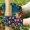 1 Pair Thorn Proof Gardening Gloves Polyester Fiber Pruning Gloves Breathable Garden Weeding Working Gloves for Picking Pruning
