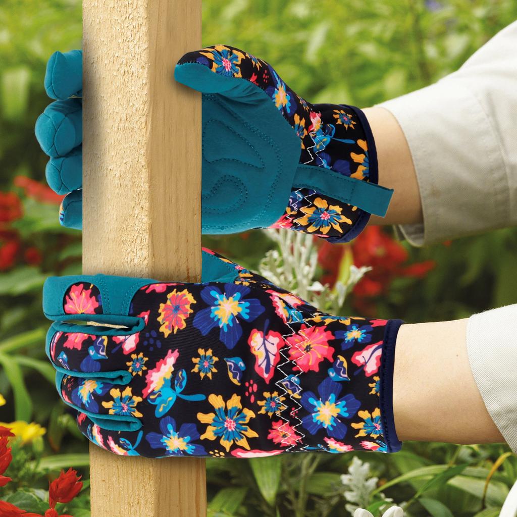1 Pair Thorn Proof Gardening Gloves Polyester Fiber Pruning Gloves Breathable Garden Weeding Working Gloves for Picking Pruning