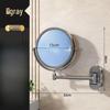 Oeny Wall-Mounted LED Makeup Mirror with Suction Cup