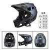 Full Face Mountain Bike Helmet Downhill Racing Adult Cycling Protective Gear PC EPS Safety