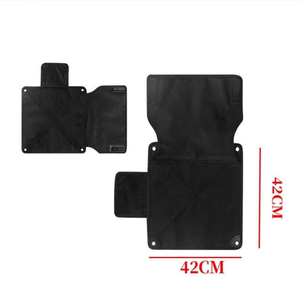 Double-layer Folding Chair Replacement Cover Thickened Anti-slip Beach Chair Pad with Backrest Chair Cushion