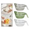 Rice Washing Colander Strainer - Fine Mesh Sieve for Draining Rice, Vegetables and Pasta - Multipurpose Kitchen Strainer Basket