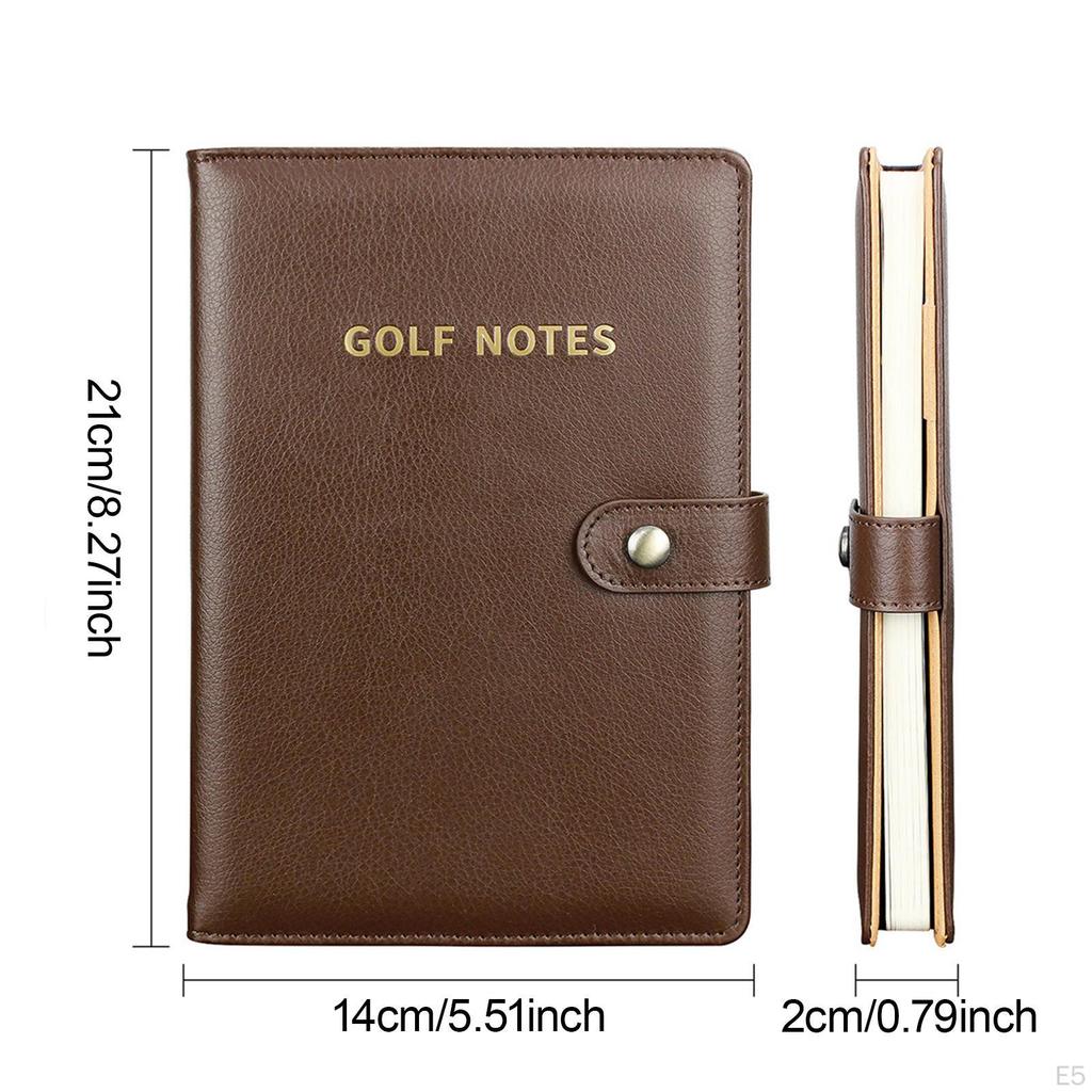 Golf Scorecard Book Golfs Club Bag Accessories 100 Pages Competition Supplies Yardage