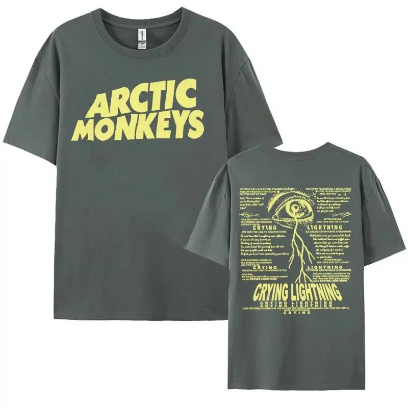 Rock Arctic Monkeys Crying Lightning T-Shirts Männer Frauen Kleidung Mode Hip Hop T-Shirt Männlich Casual Baumwolle Kurzarm T-Shirt