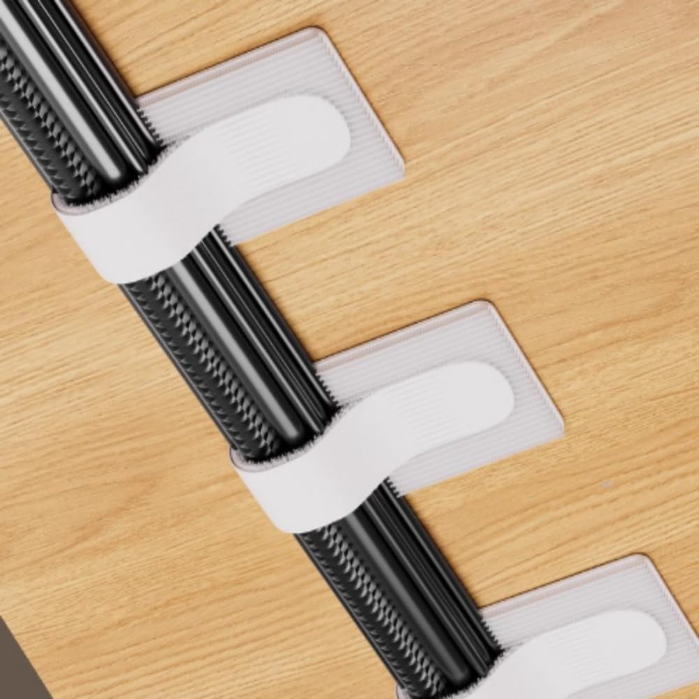 10PCS Cable Organizer - Data Cable Storage Artifact for Desktop Computer - Cable Tie Wire Network Cable Routing Fixer