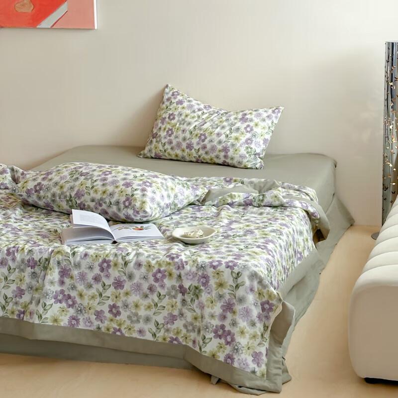 Wonderful Garden Oxygen Gauze Summer Quilt