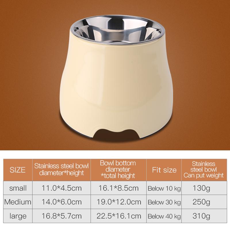 Fenice Haustier-Futter- und Wassernäpfe Hundefutter Wasserspender Edelstahl Haustier-Trinkschale Katzenwelpen Zubehör Kleine Hunde Accessoires