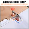 Heavy Type Aluminum Woodworking Clamp Fixers Convenient Installation Thick Positioning Clip Fixing Fixture