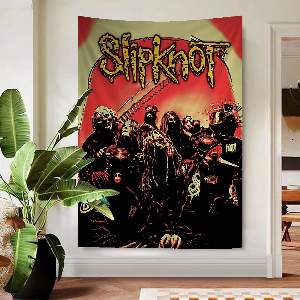 Band Rap SSlipknot Cartoon Tapestry Wall Hanging Decoration Household Home Decor